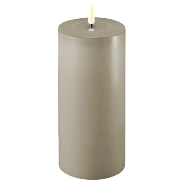 RF-0287 Sand LED Candle 10 X 20 cm Deluxe homeart