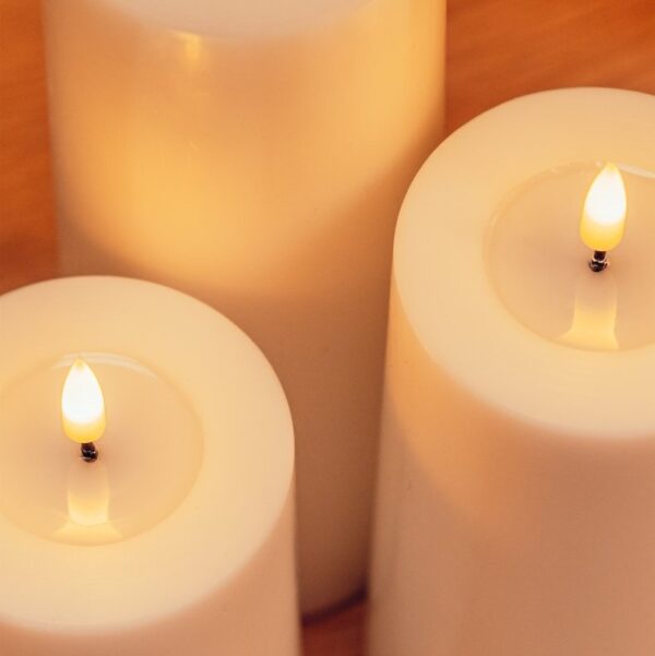 candela LED - real flame - effetto wetlook -