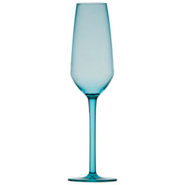 SQUARE CALICE FLUTE CHAMPAGNE – TRITAN TURQUOISE