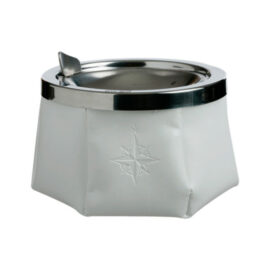 Posacenere antivento Windproof con tappo Ashtray BIANCO - Marine Business